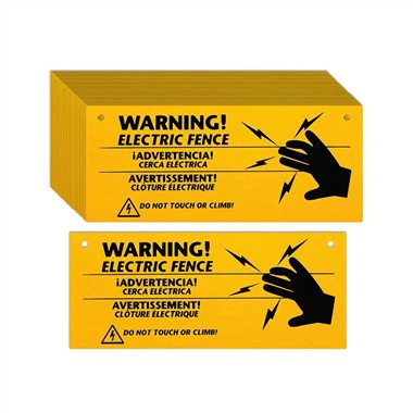 Znak upozorenja za električnu ogradu